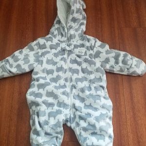 Fleece onesie